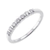 14KT WHITE GOLD DIAMOND (1/4CTW) BAND