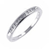 14KT WHITE GOLD DIAMOND (1/3CTW) BAND