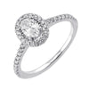 14KT WHITE GOLD DIAMOND(5/8CTW) RING