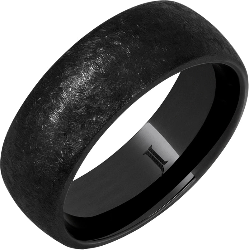 The Nightwatch – Black Diamond Ceramic™ Hand Textured Ring
