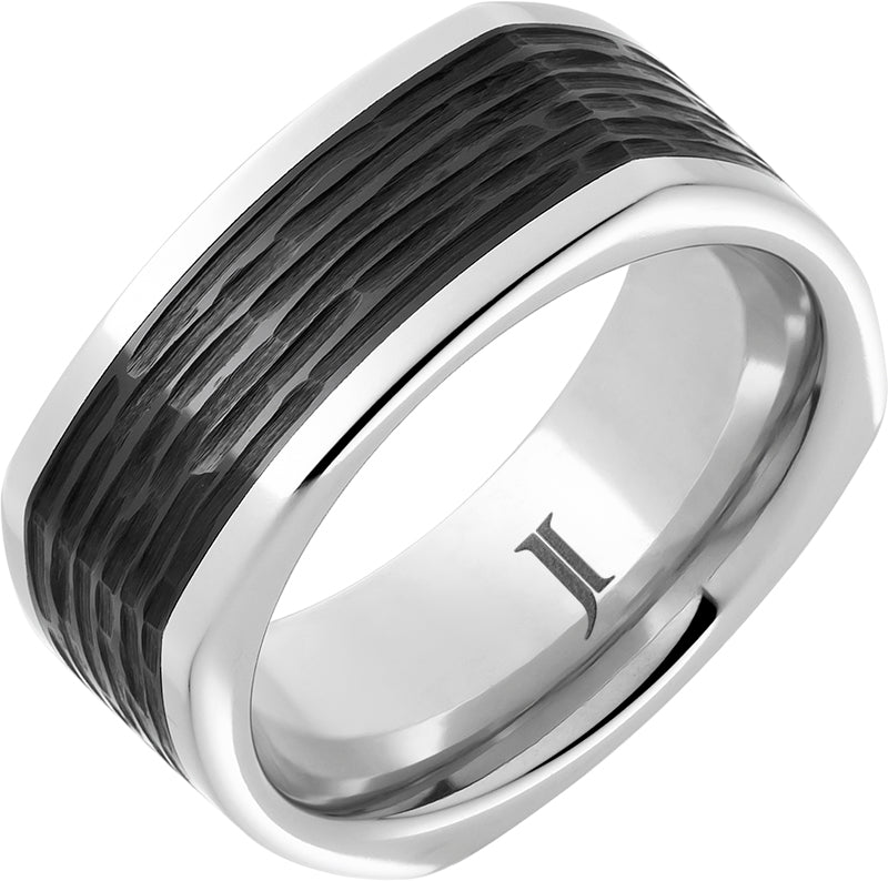 The Cubist - Serinium® Black Diamond Ceramic™ Ring