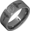 Rugged Tungsten™ Ring With Caduceus - Nurse Practitioner