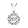 SILVER DIAMOND (1/10CTW) & AMETHYST PENDANT