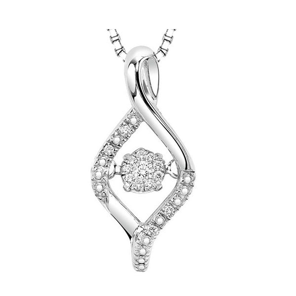 SILVER DIAMOND (1/20 CTW) PENDANT