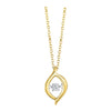 Dancing Diamond Pendant Necklace