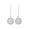 14KT WHITE GOLD DIAMOND (1CTW) EARRING