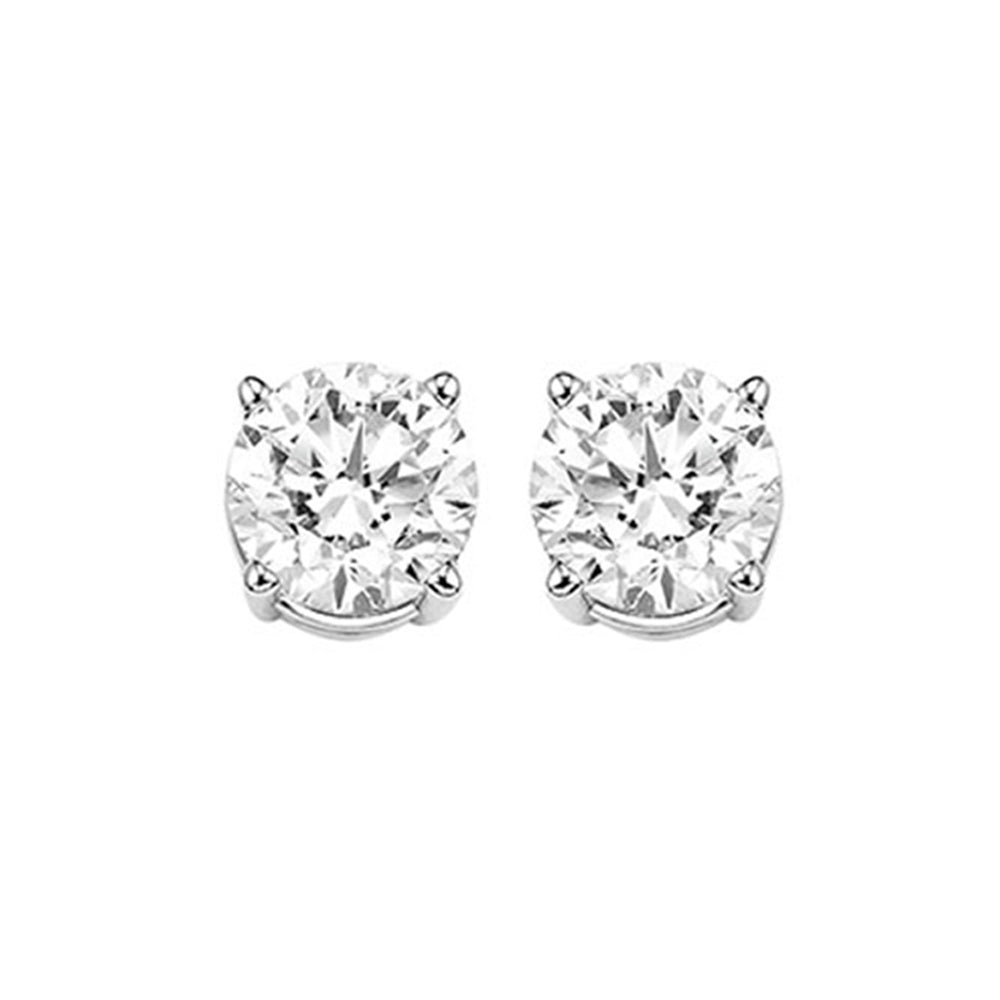 14KT WHITE GOLD DIAMOND (1 1/5CTW) EARRING
