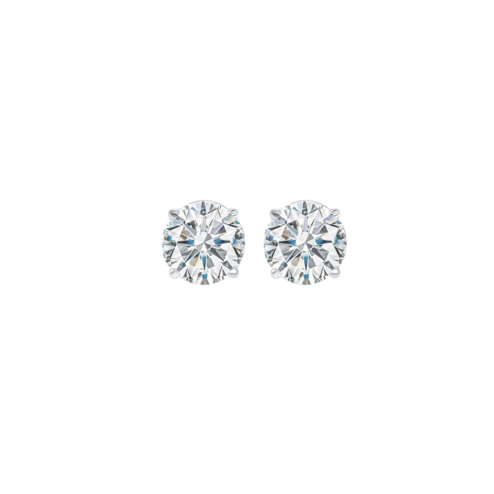 14KT WHITE GOLD DIAMOND (1/3CTW) EARRING