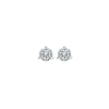 14KT WHITE GOLD DIAMOND (1/20 CTW) EARRING