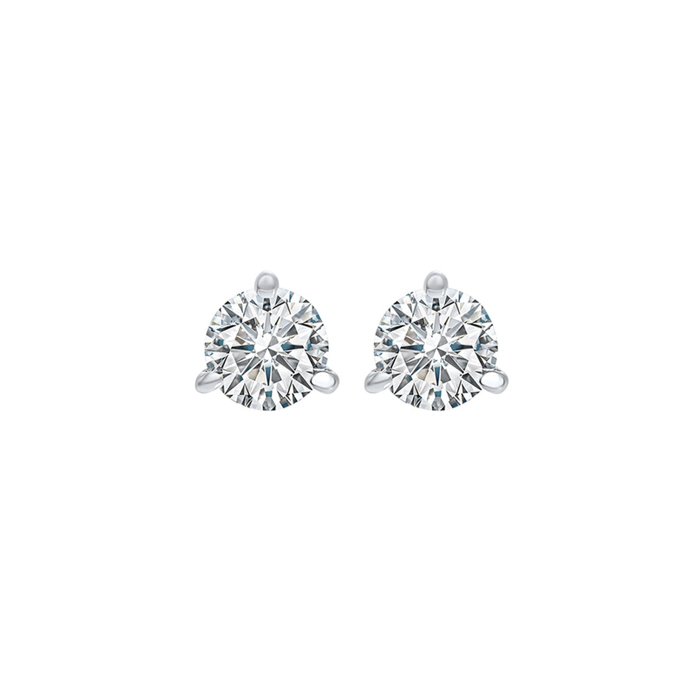 14KT WHITE GOLD DIAMOND (1/3CTW) EARRING