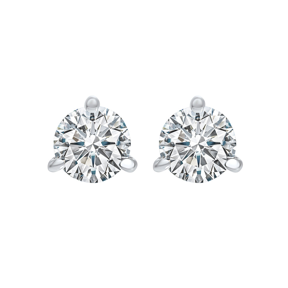 14KT WHITE GOLD DIAMOND (1 1/5CTW) EARRING