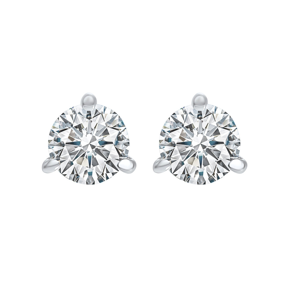 14KT WHITE GOLD DIAMOND (1 1/2CTW) EARRING