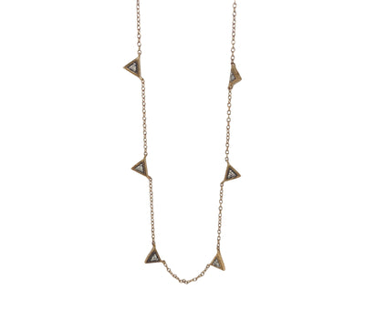 Triangle Diamond Necklace