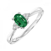 10KT White Gold Birthstone Ring
